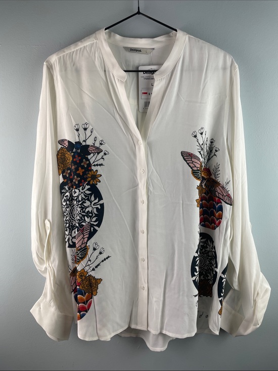 Desigual Tops - NWT Desigual Button-Up Blouse Size L